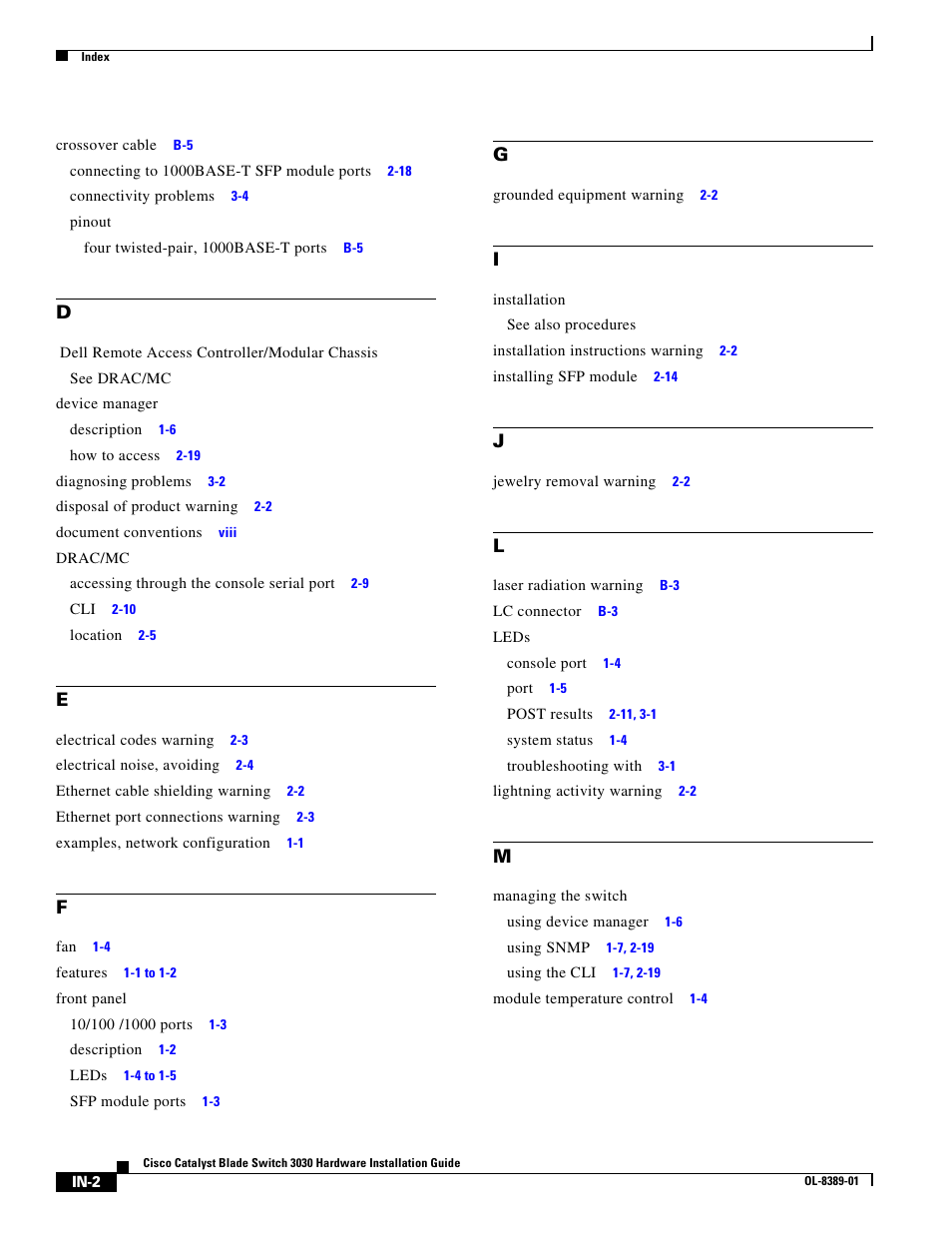 Cisco 3030 User Manual | Page 70 / 72