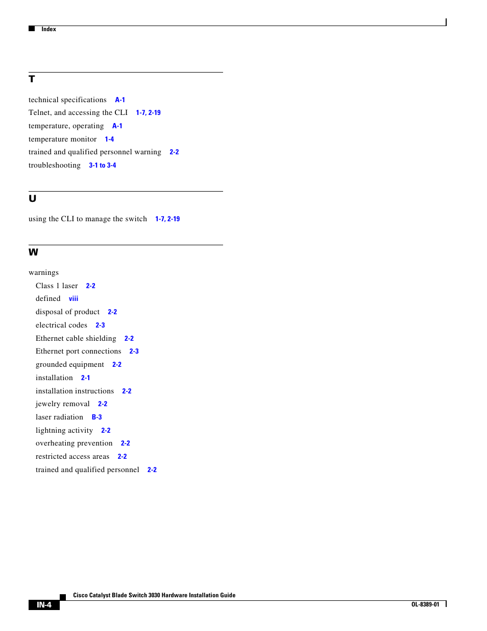 Cisco 3030 User Manual | Page 72 / 72