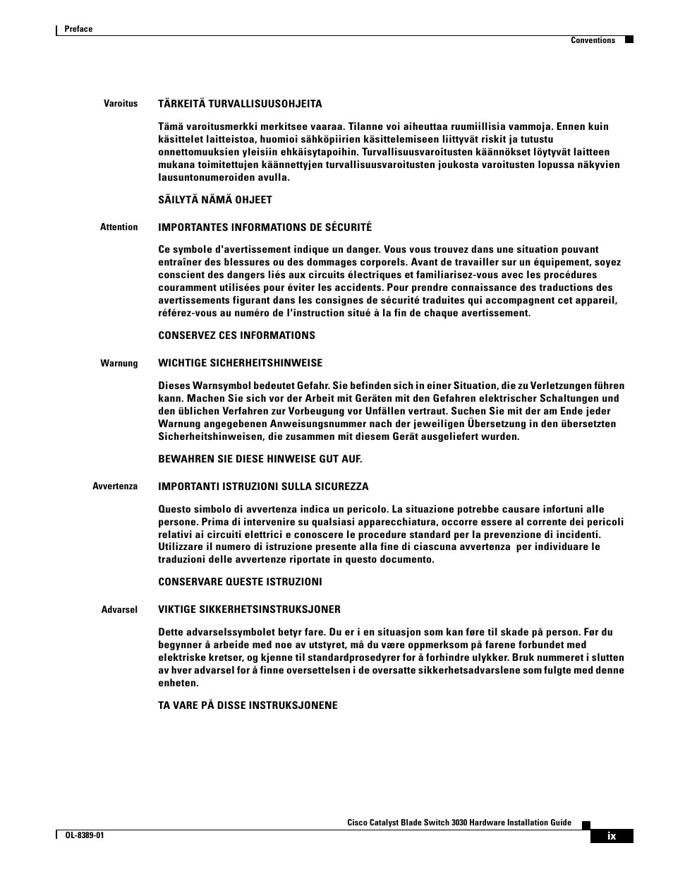 Cisco 3030 User Manual | Page 9 / 72