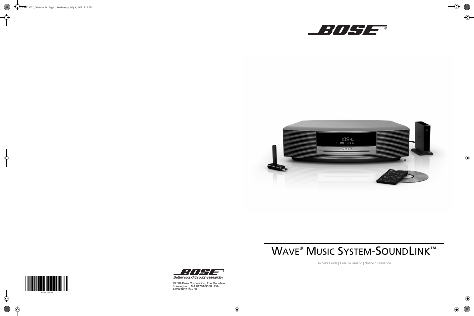 Bose Wave Music System-soundlink User Manual | 32 pages