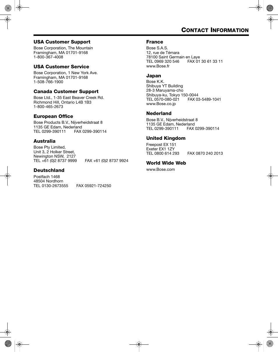 Bose Wave Music System III User Manual | Page 27 / 28