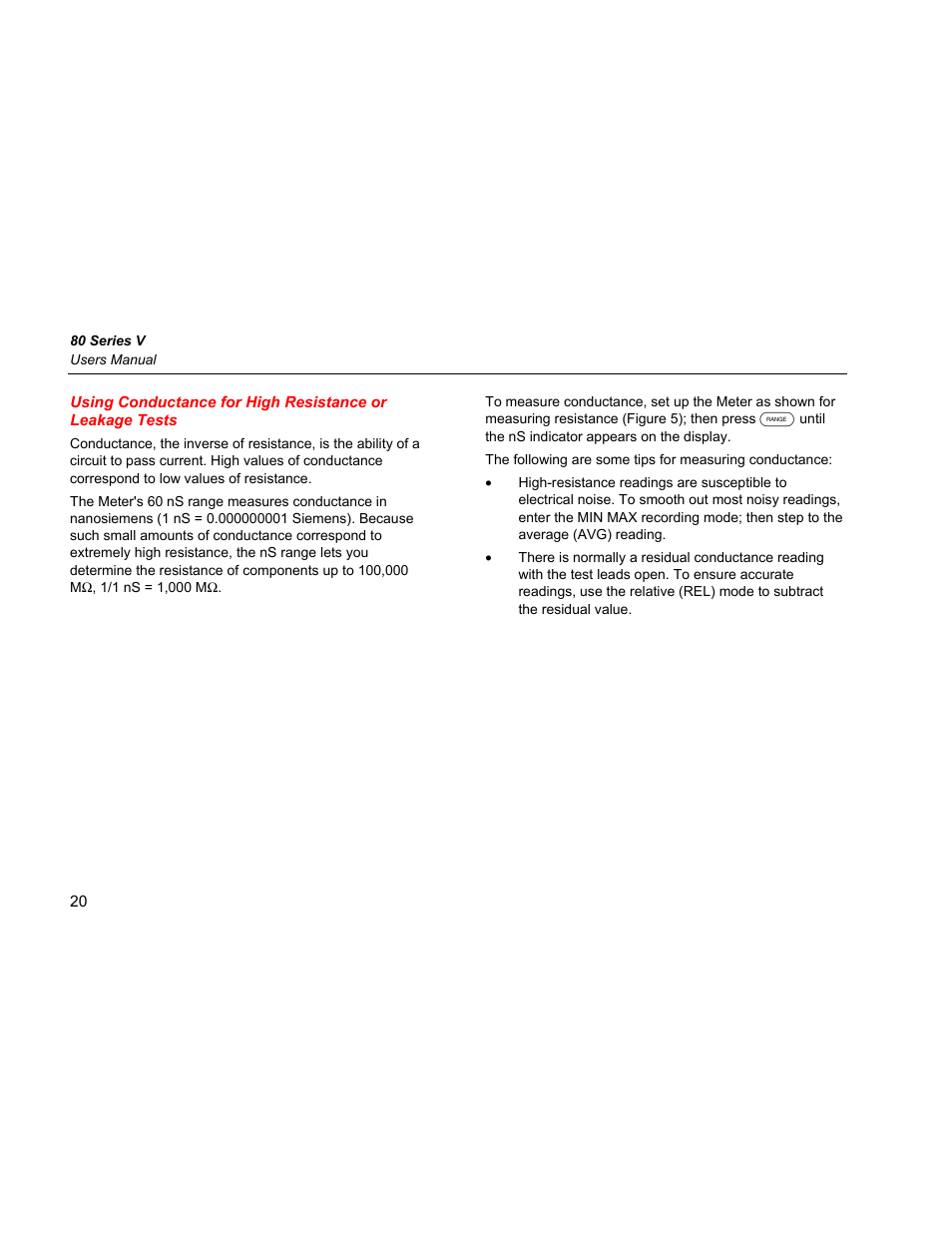 Fluke 87 V User Manual | Page 28 / 60
