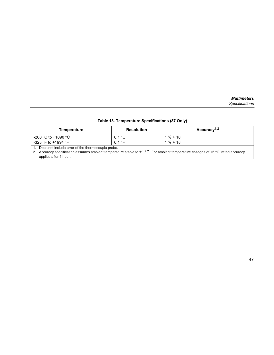 Fluke 87 V User Manual | Page 55 / 60