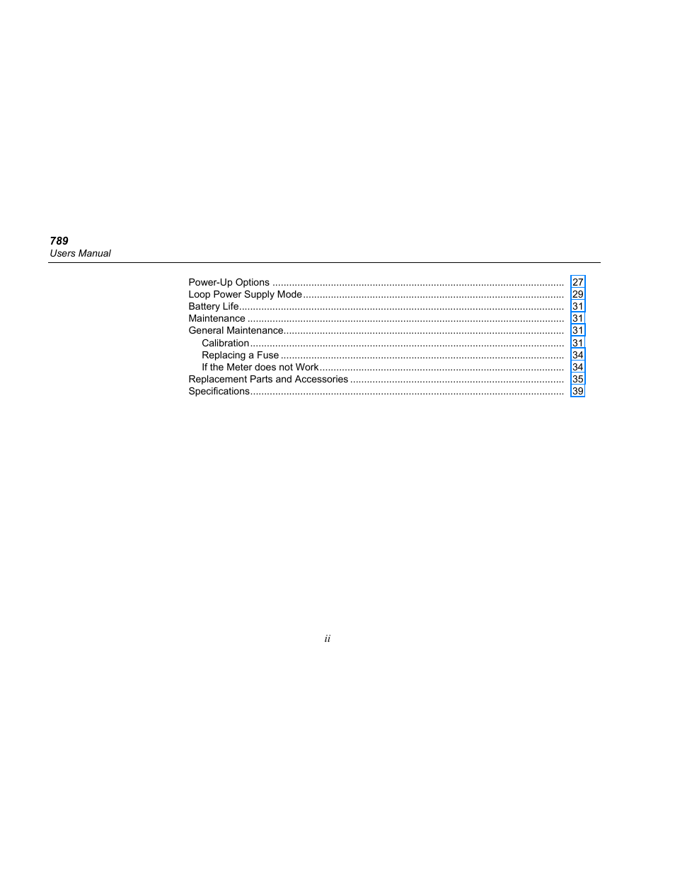 Fluke 789 User Manual | Page 4 / 54