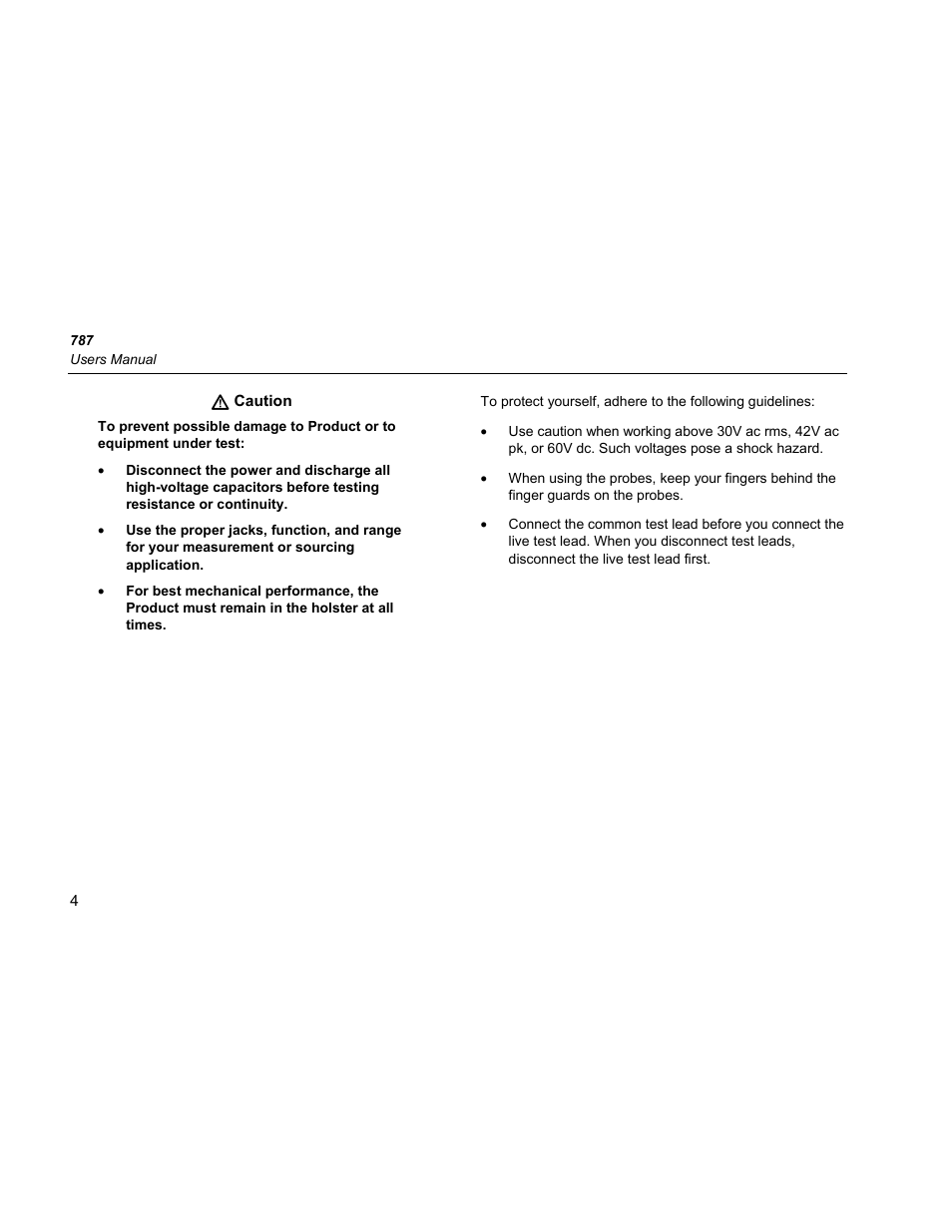 Fluke 787 User Manual | Page 12 / 52