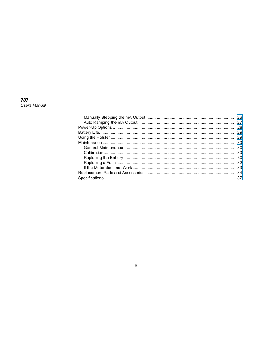 Fluke 787 User Manual | Page 4 / 52