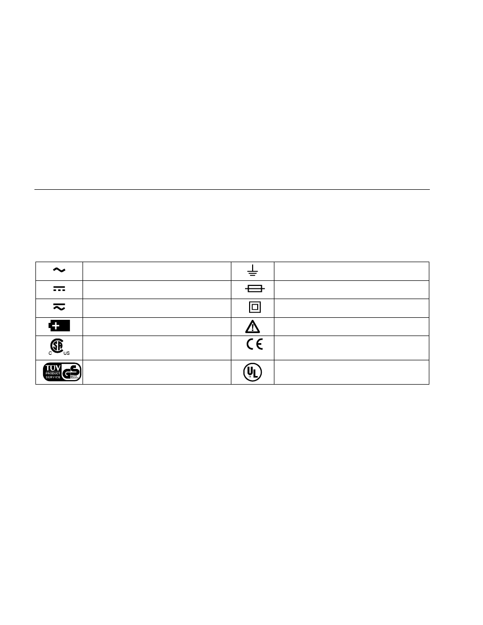 Symbols | Fluke 189 User Manual | Page 14 / 96