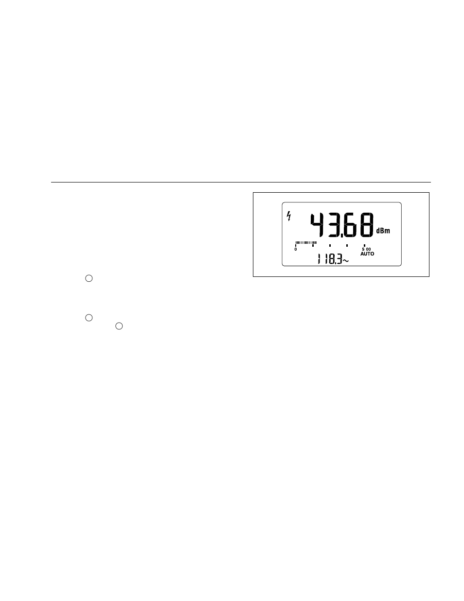 Db measurements in ac volts functions | Fluke 189 User Manual | Page 39 / 96