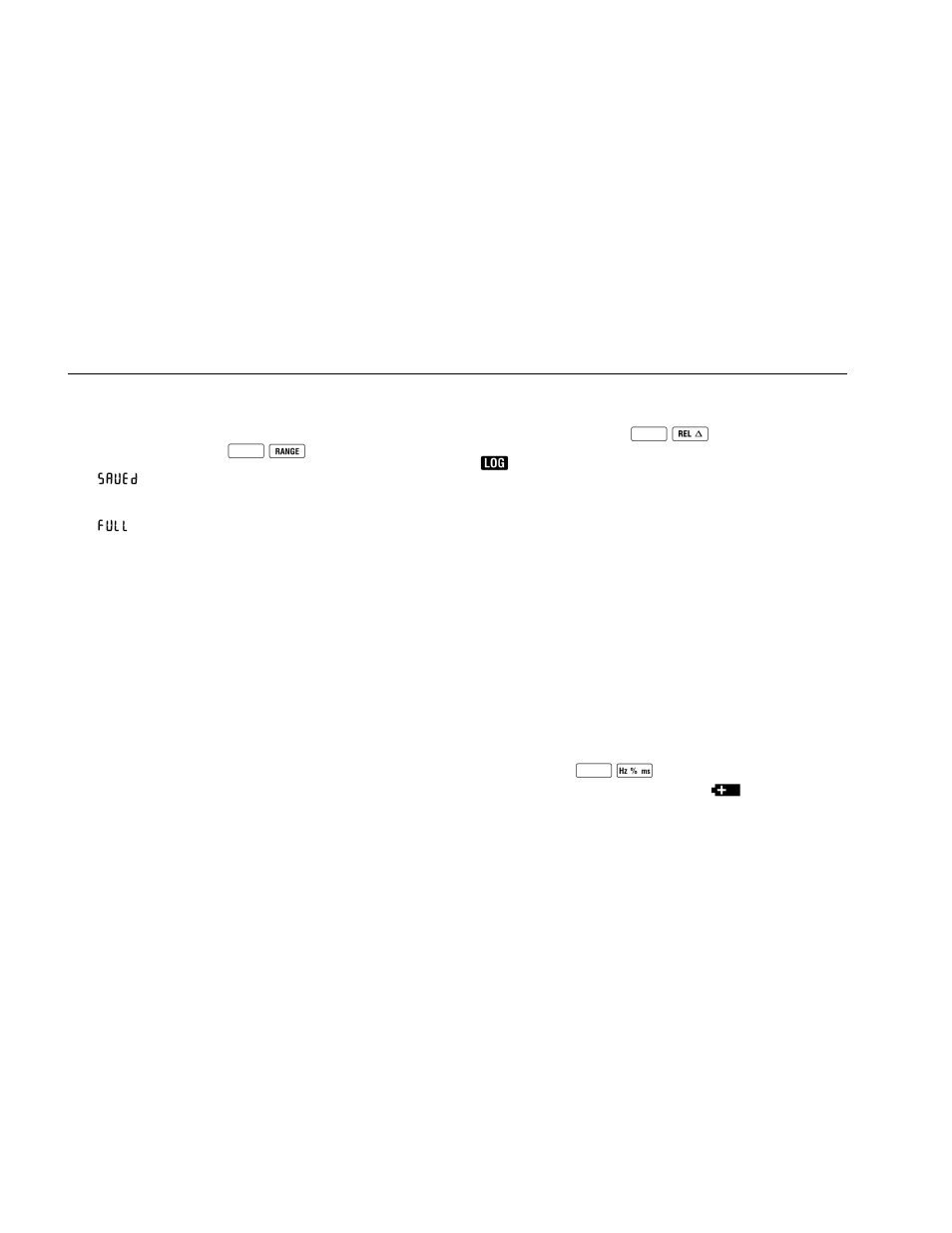 Storing saved readings, Starting logging, Stopping logging | Fluke 189 User Manual | Page 66 / 96