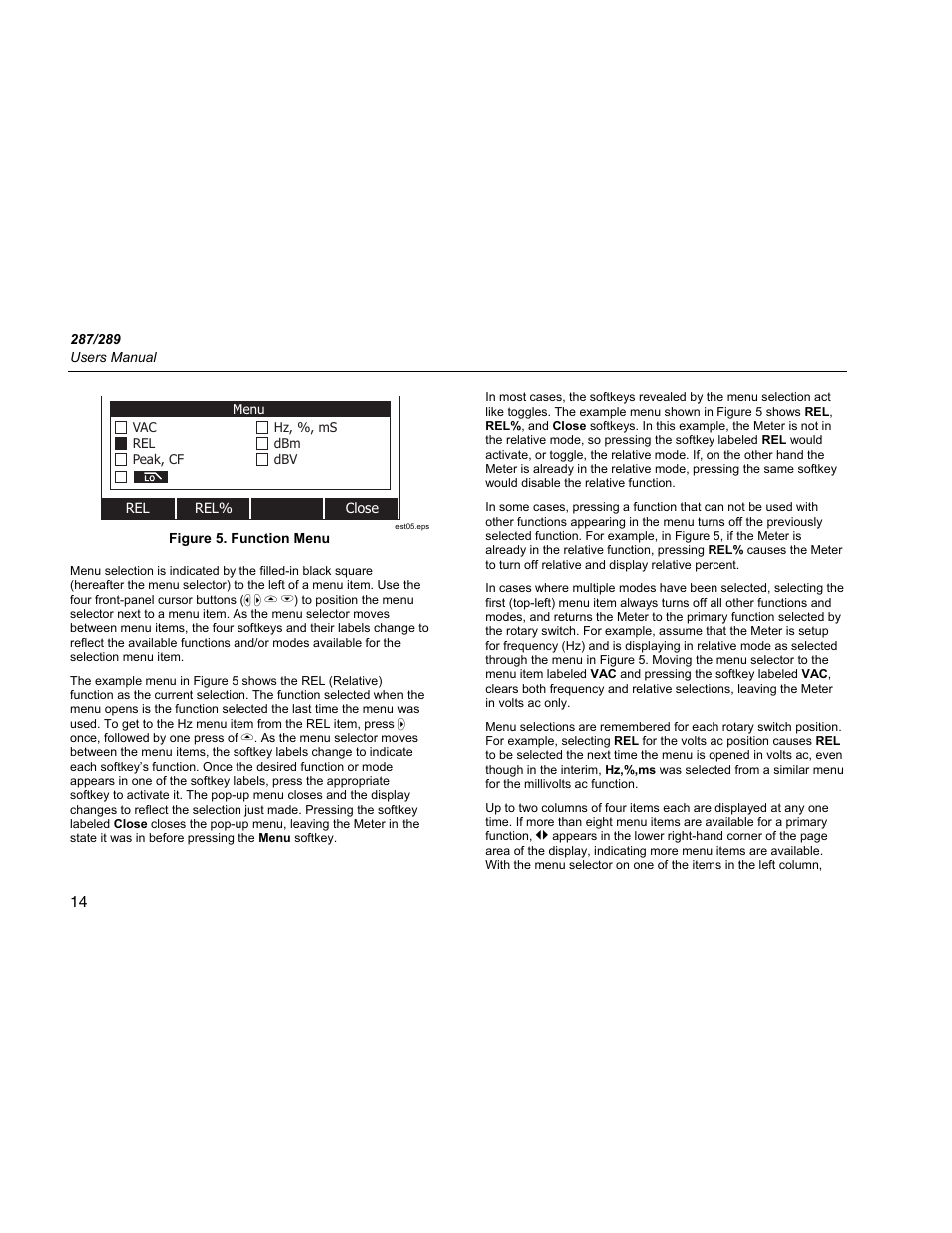 Fluke 289 User Manual | Page 24 / 88