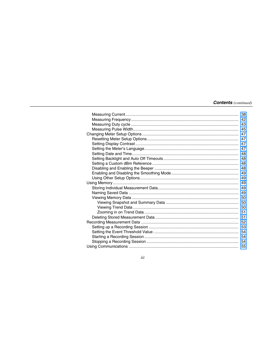 Fluke 289 User Manual | Page 5 / 88