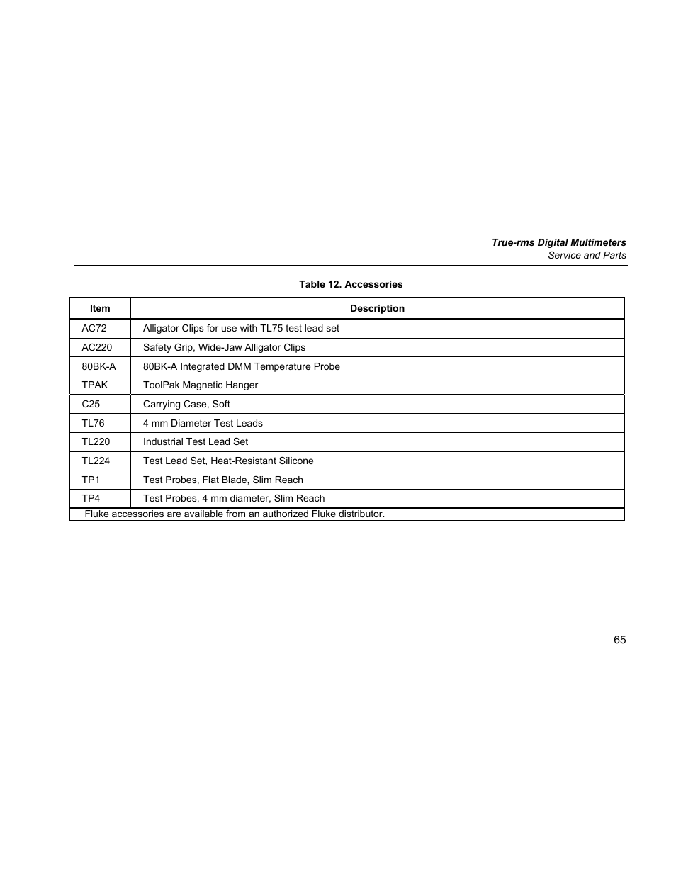 Fluke 289 User Manual | Page 75 / 88