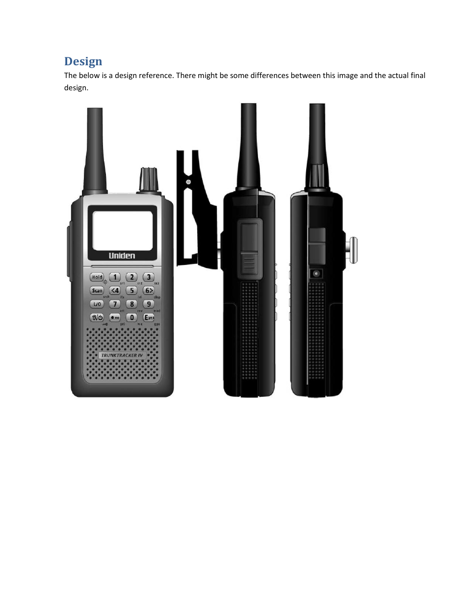 Design | Uniden BCD396XT User Manual | Page 15 / 273