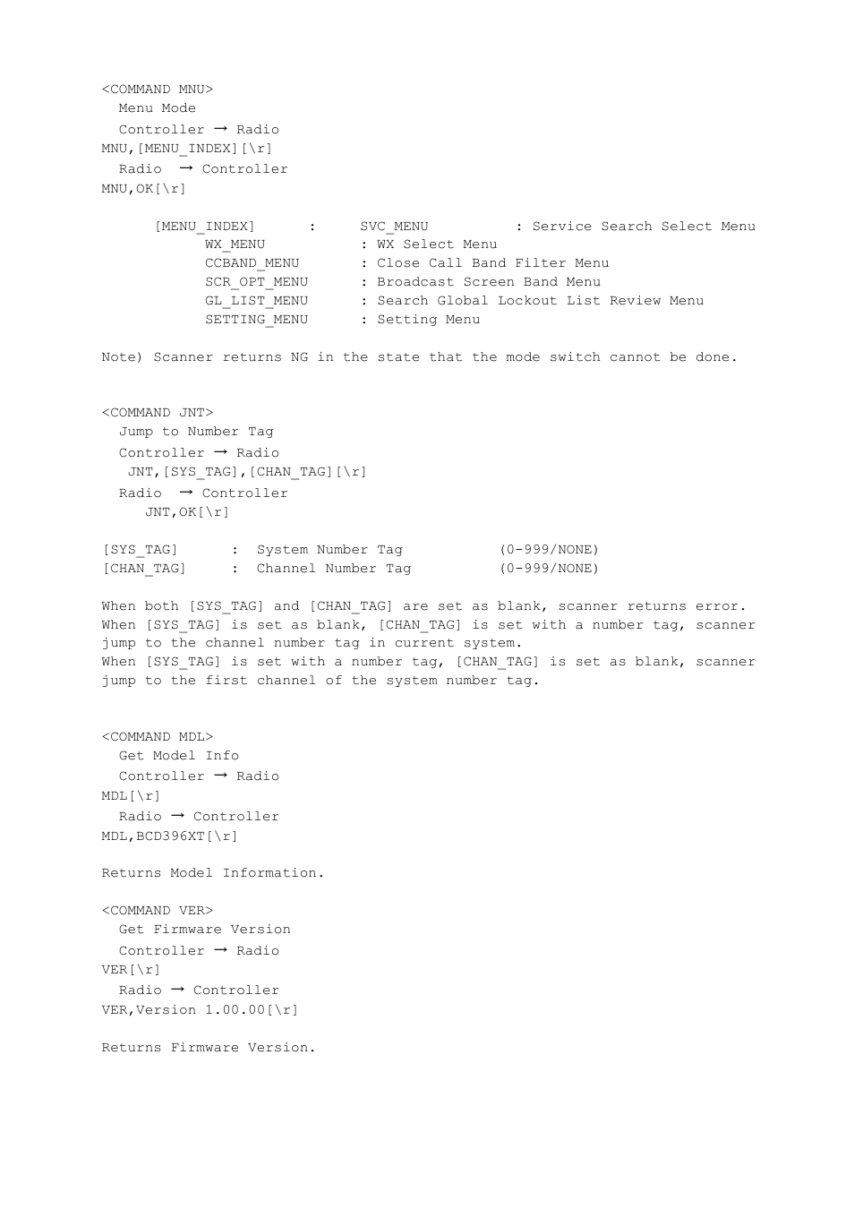 Uniden BCD396XT User Manual | Page 231 / 273
