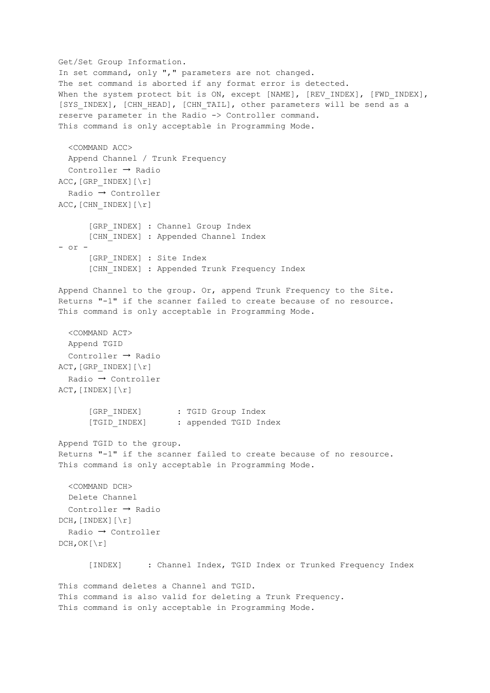 Uniden BCD396XT User Manual | Page 245 / 273