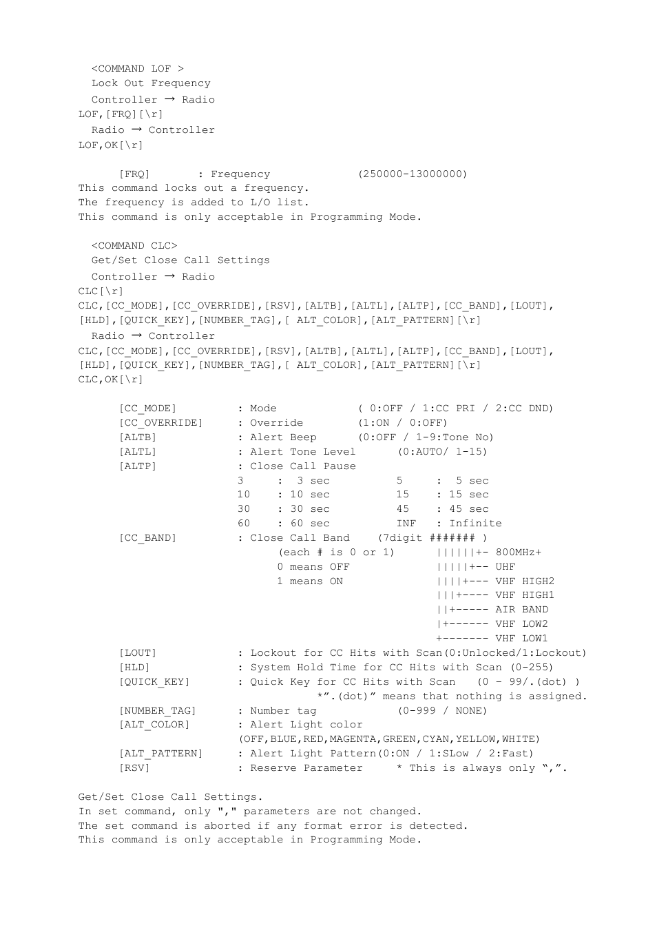 Uniden BCD396XT User Manual | Page 254 / 273