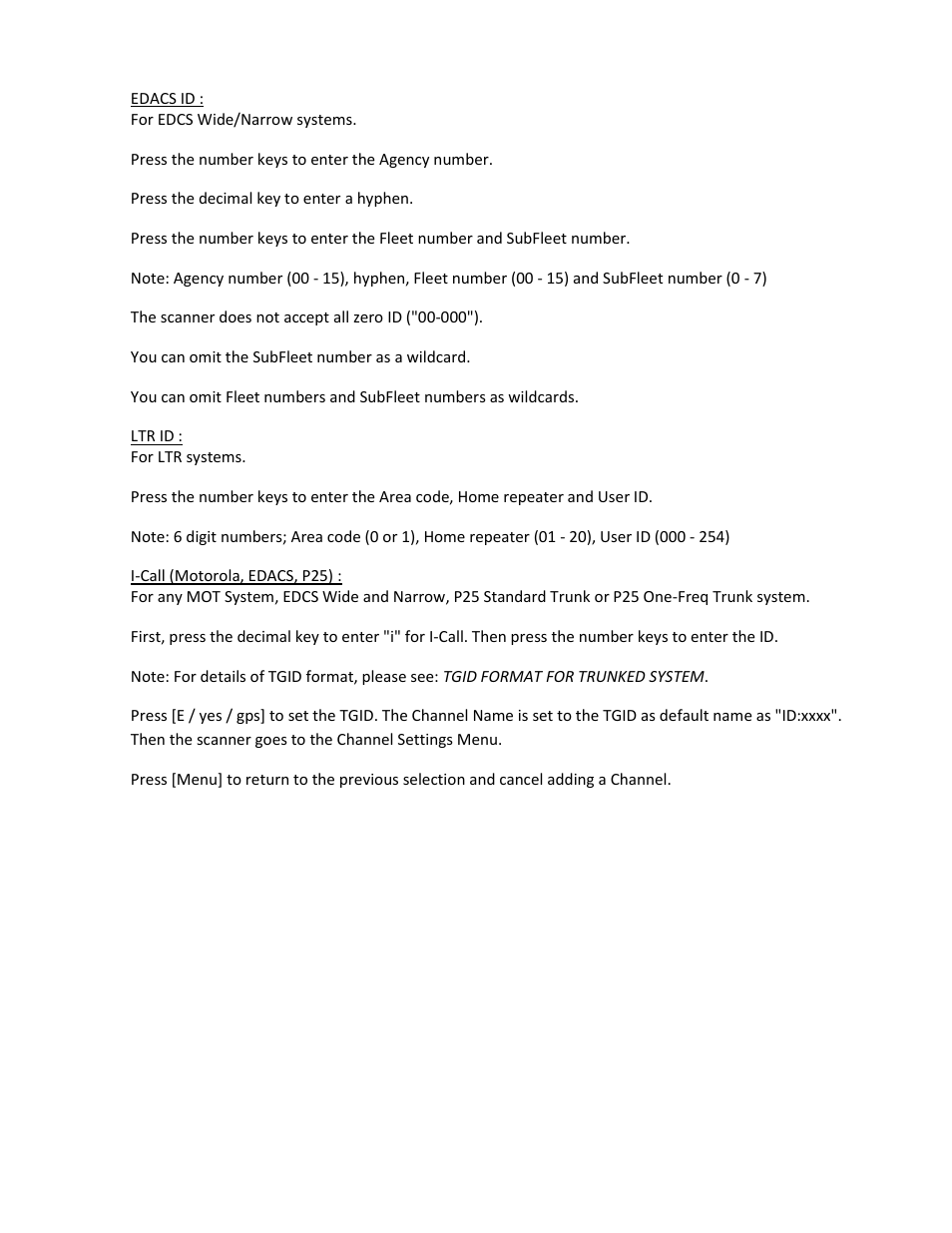Uniden BCD396XT User Manual | Page 61 / 273