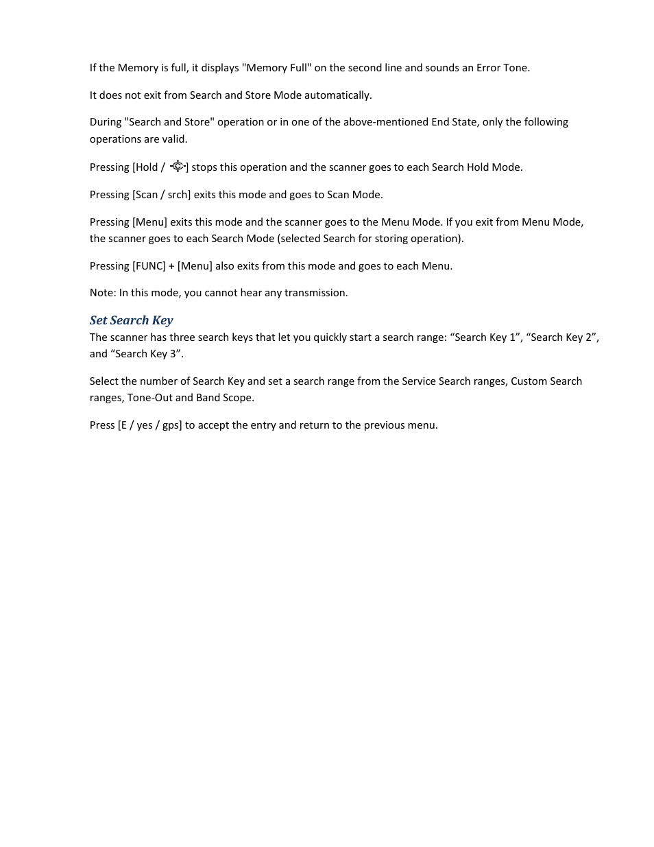 Set search key | Uniden BCD396XT User Manual | Page 88 / 273