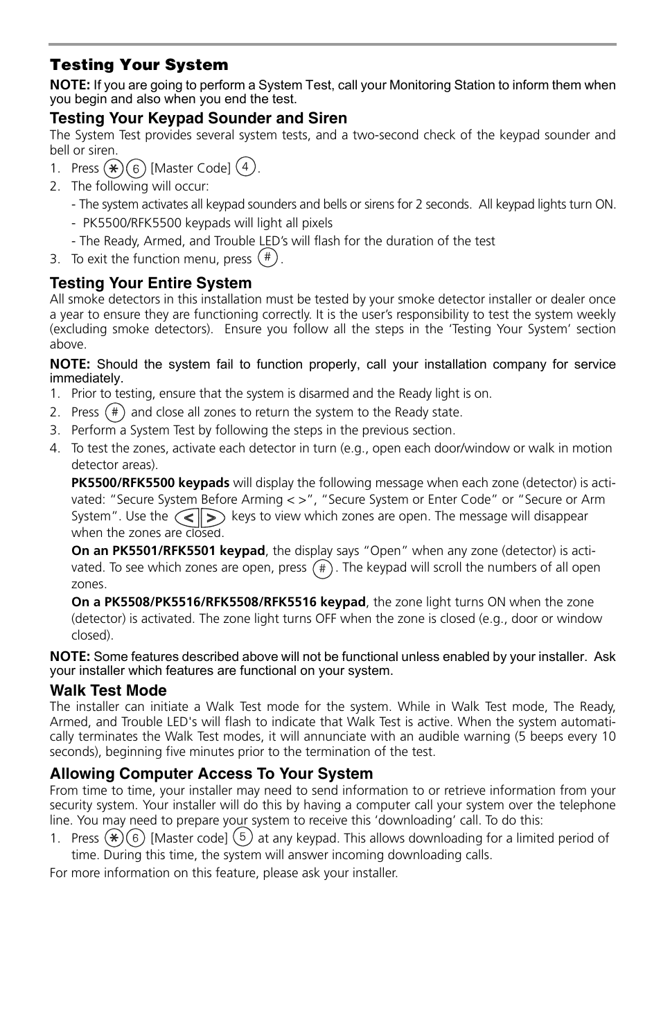 DSC POWERSERIES PC1616 User Manual | Page 20 / 24