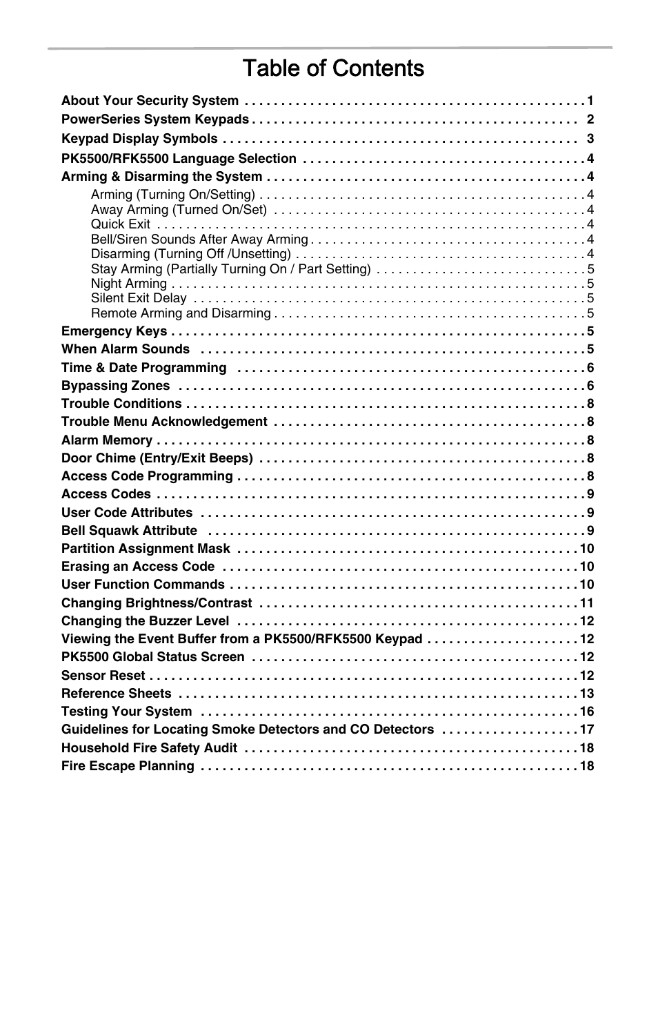 DSC POWERSERIES PC1616 User Manual | Page 3 / 24