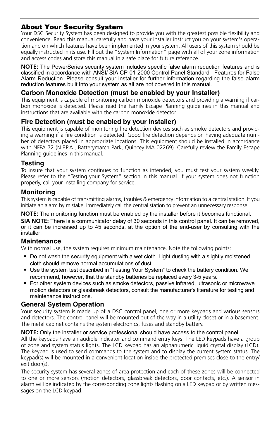 DSC POWERSERIES PC1616 User Manual | Page 5 / 24