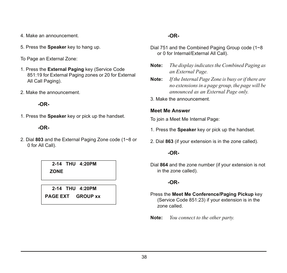 NEC SV8100 User Manual | Page 44 / 69