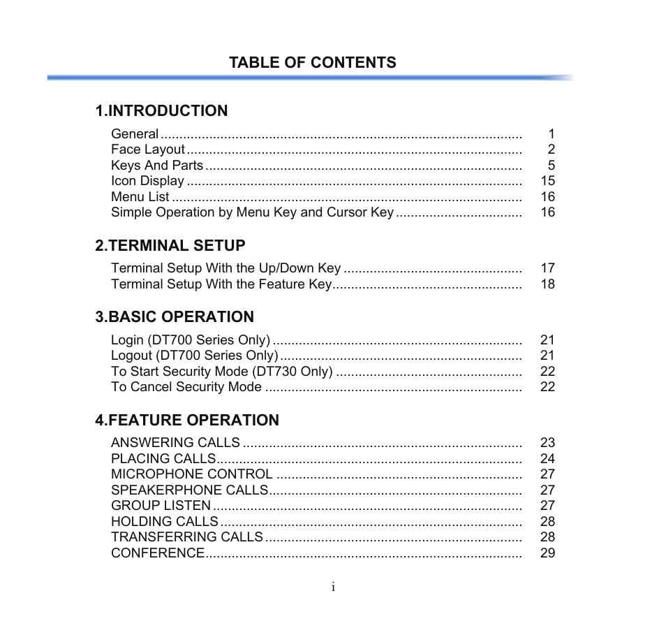 NEC SV8100 User Manual | Page 5 / 69