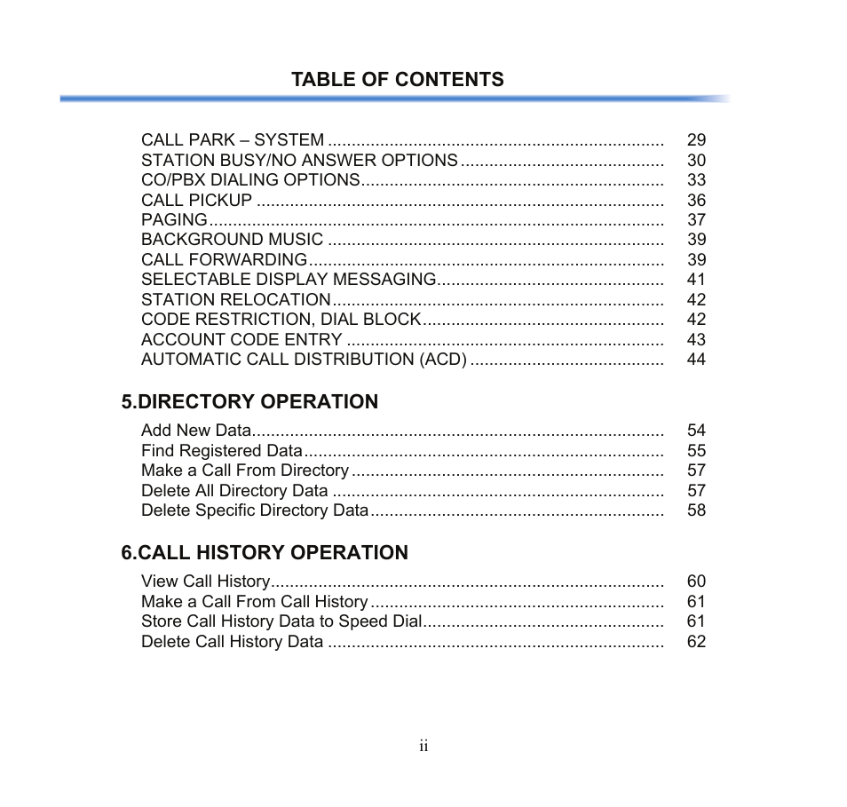 NEC SV8100 User Manual | Page 6 / 69