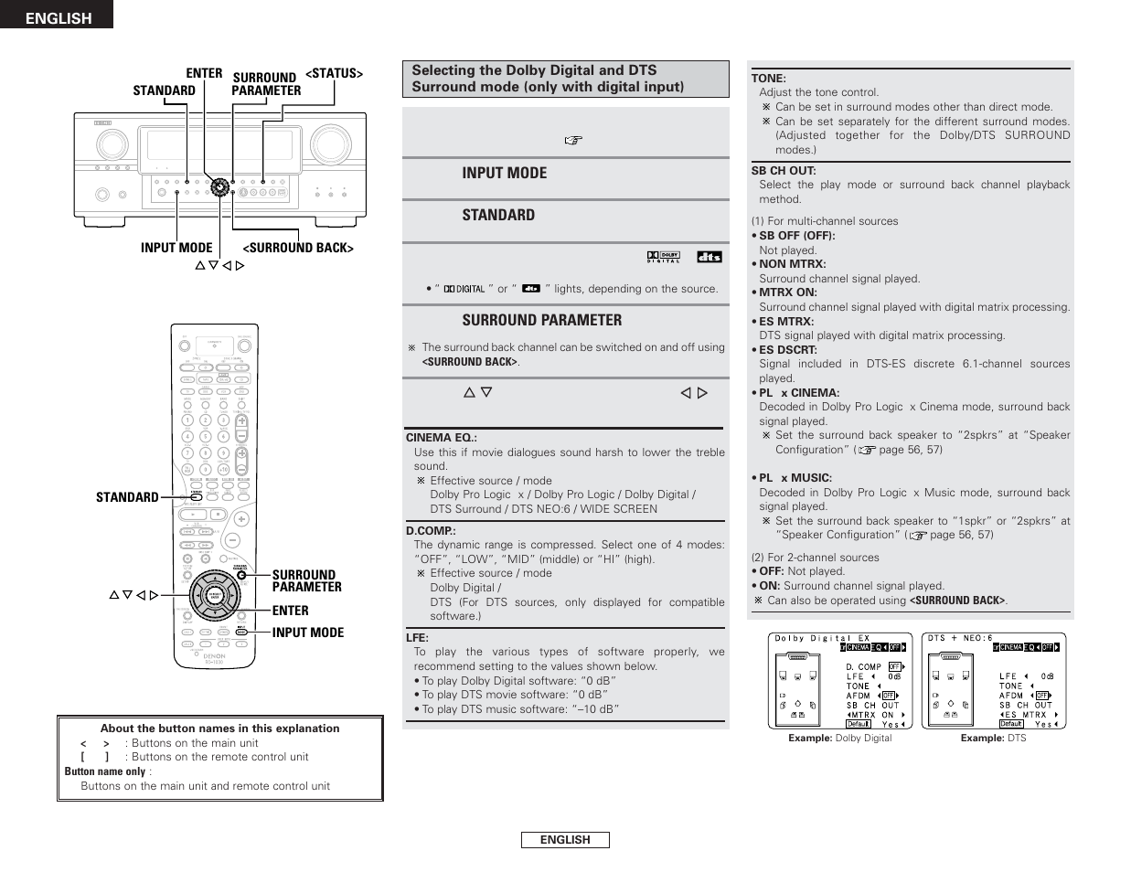 Denon AVR-2807 User Manual | Page 30 / 88