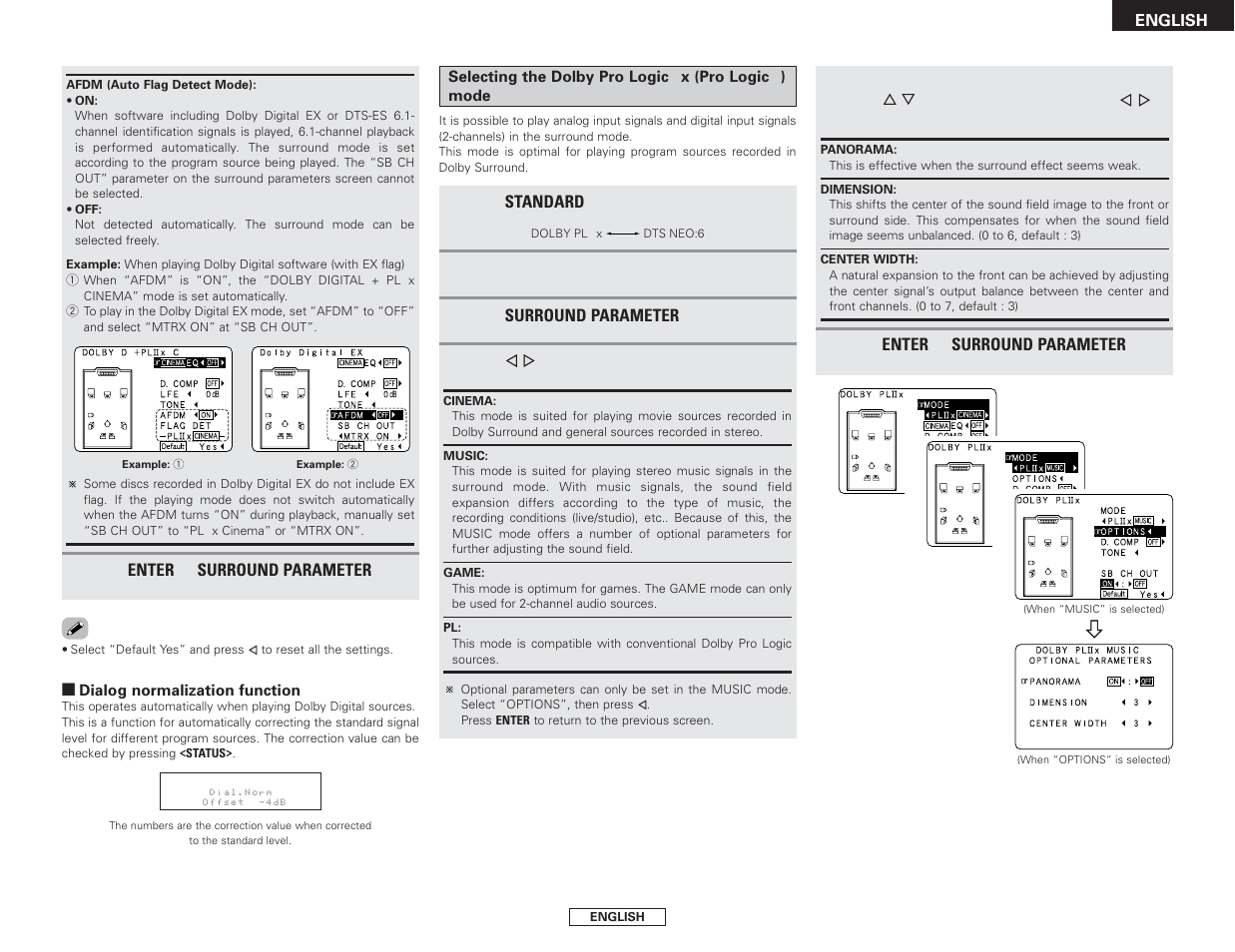 Denon AVR-2807 User Manual | Page 31 / 88