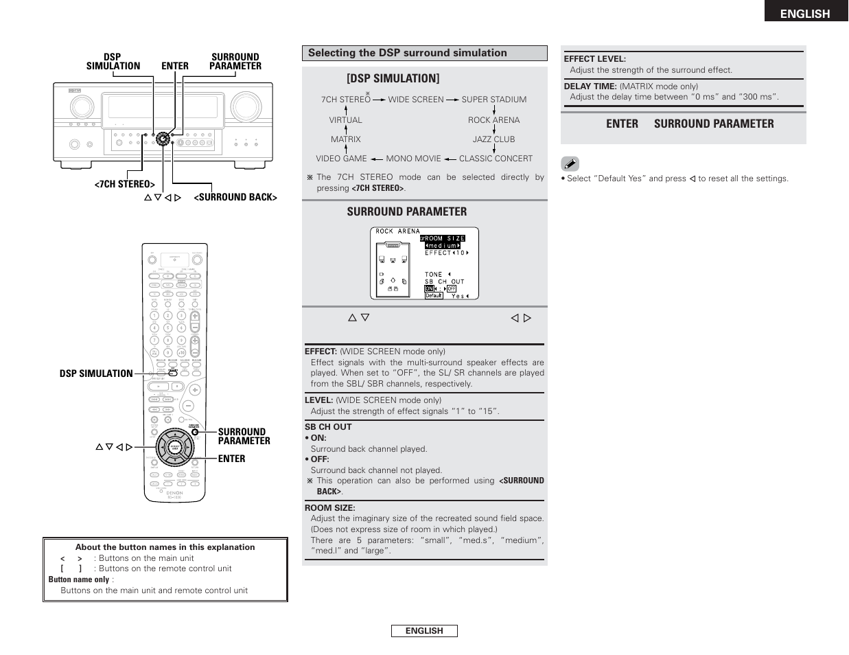 Denon AVR-2807 User Manual | Page 37 / 88