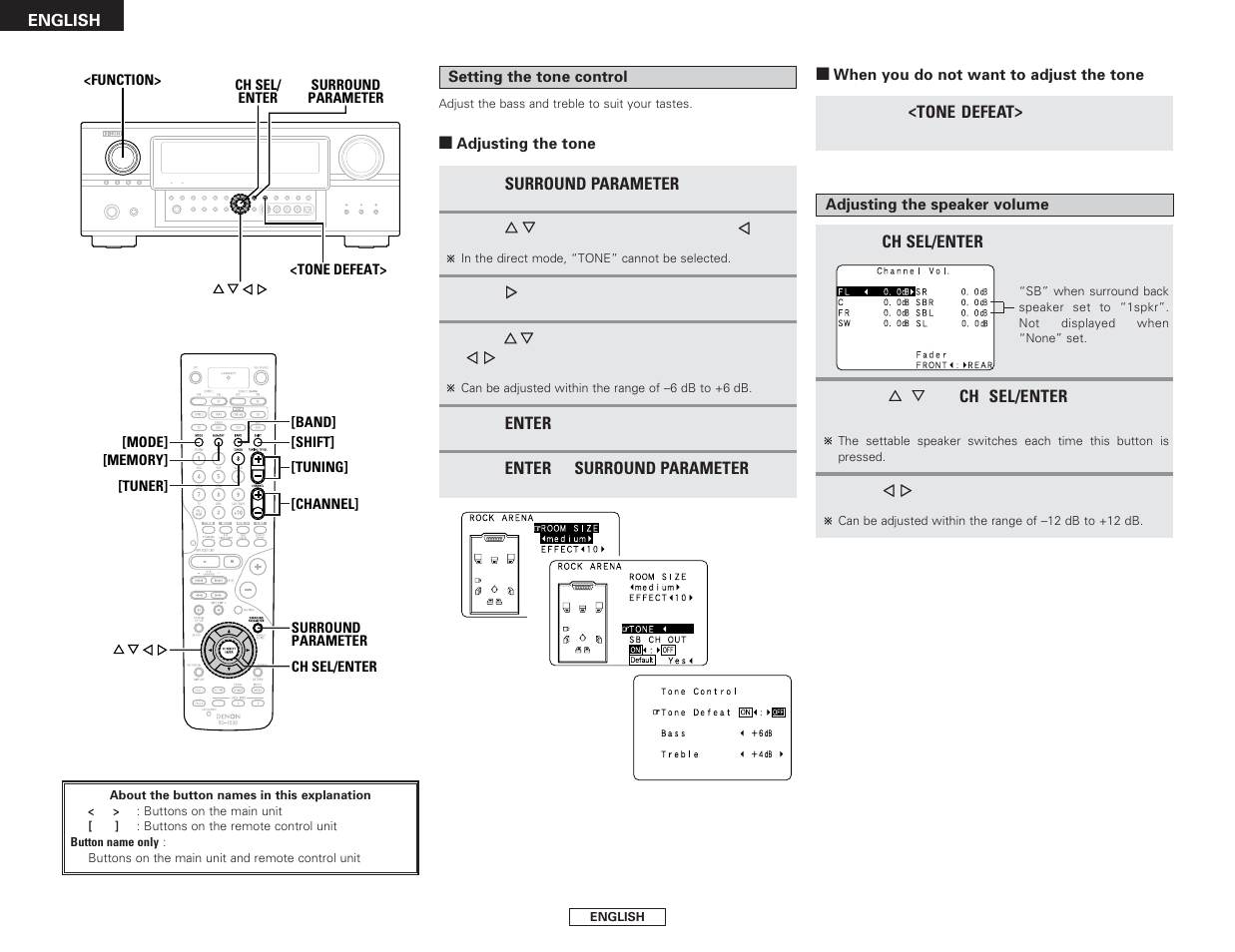 Denon AVR-2807 User Manual | Page 38 / 88