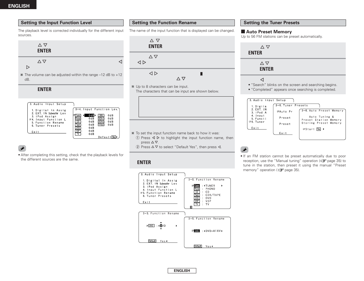 Denon AVR-2807 User Manual | Page 52 / 88