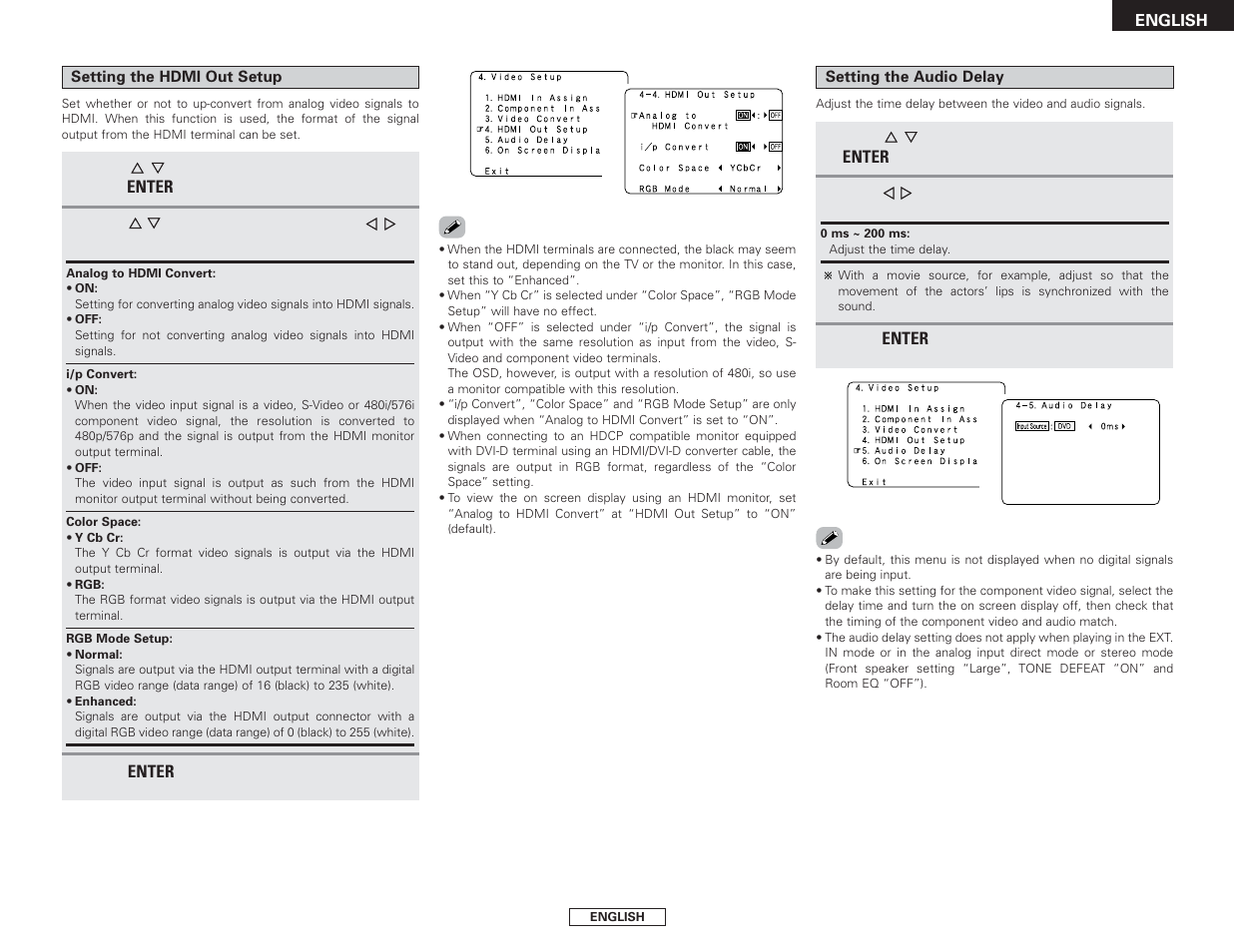 Denon AVR-2807 User Manual | Page 55 / 88