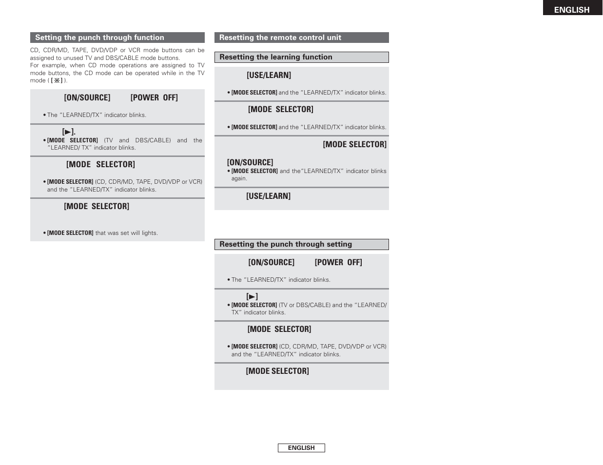 Denon AVR-2807 User Manual | Page 69 / 88