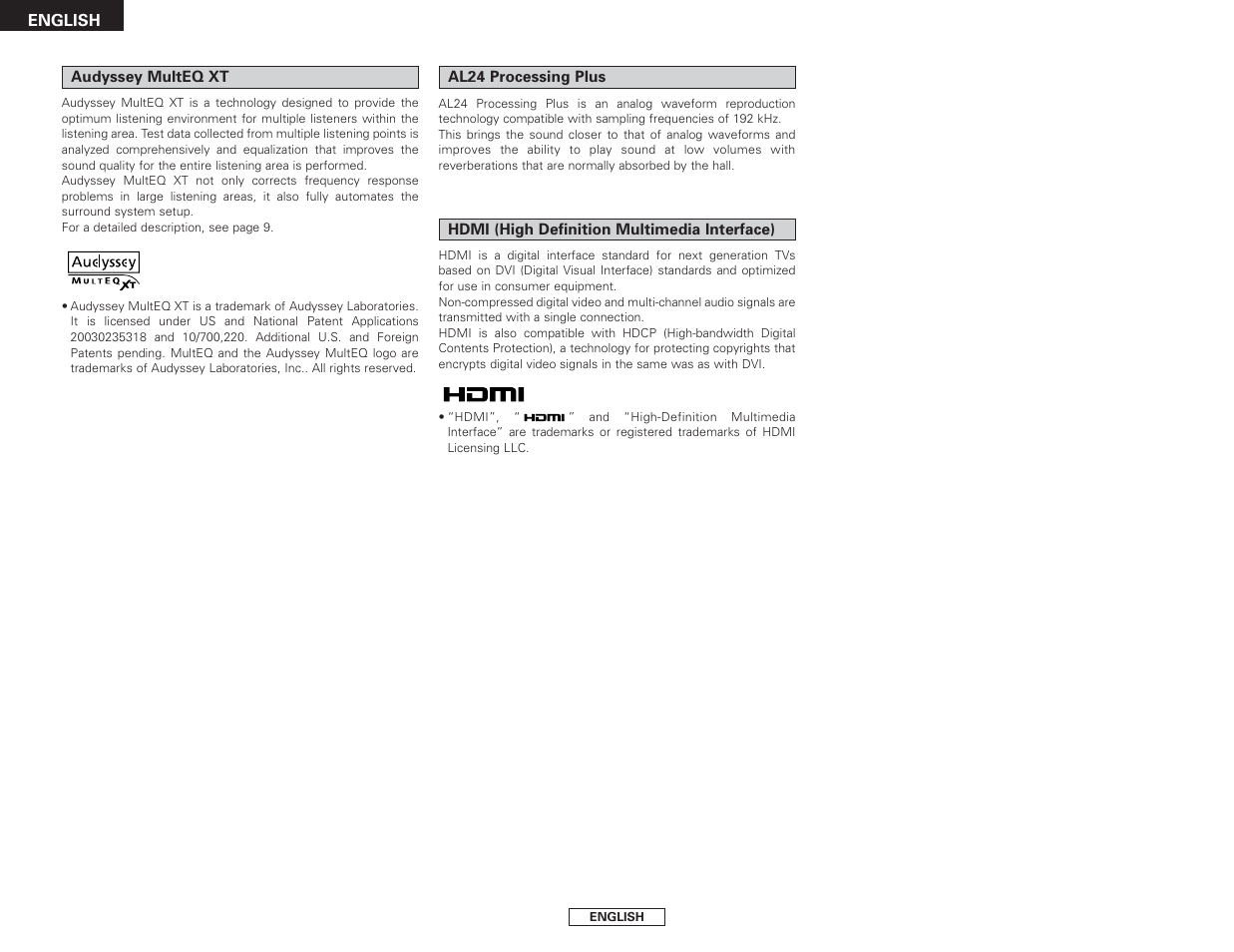 Denon AVR-2807 User Manual | Page 72 / 88