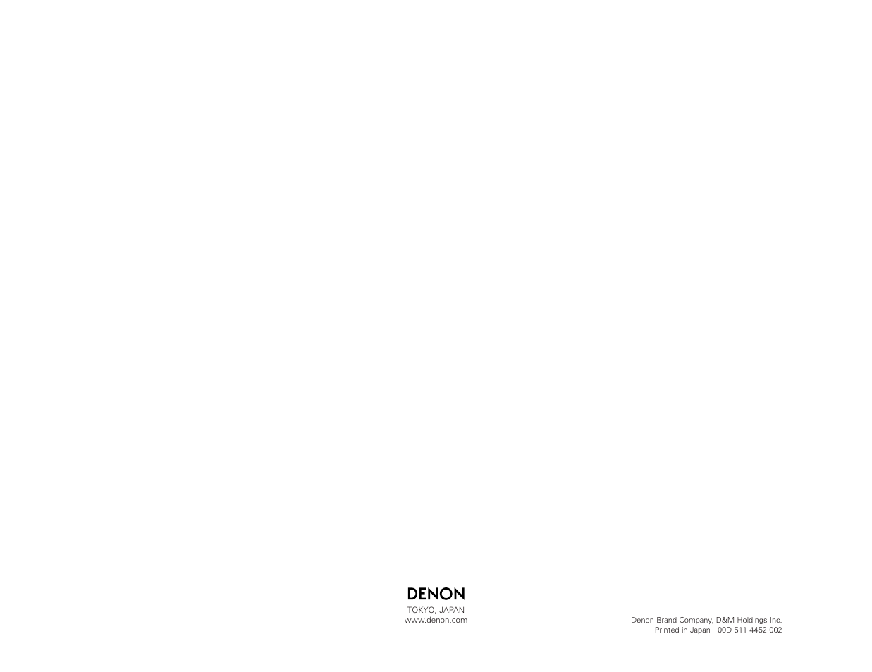 Denon AVR-2807 User Manual | Page 88 / 88