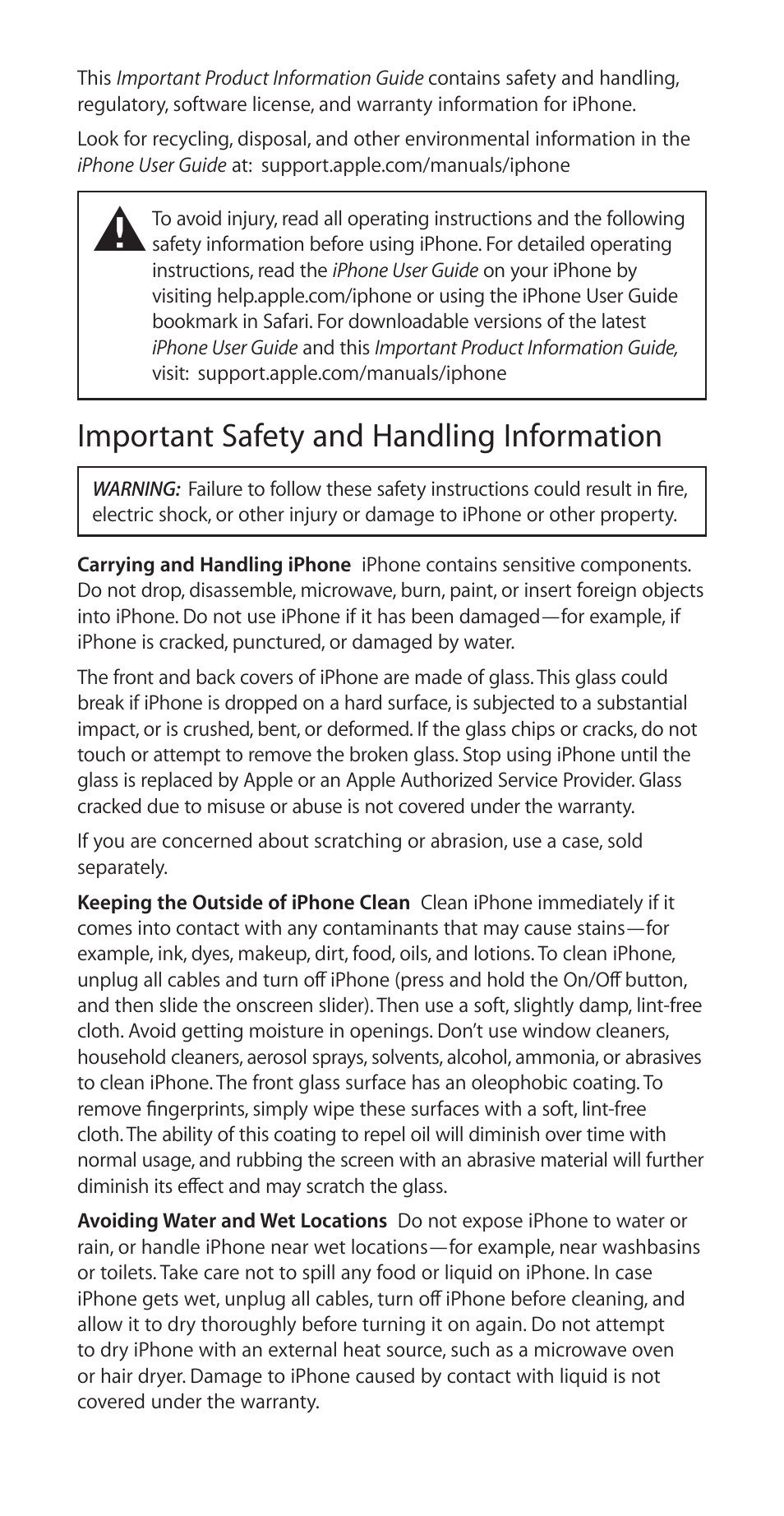 Apple iPhone 4 User Manual | Page 2 / 32