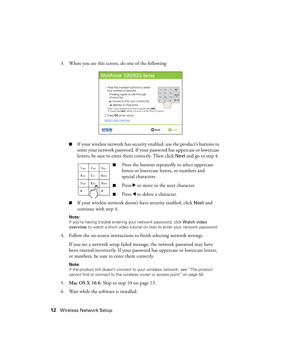 Epson WorkForce 520 series User Manual | Page 12 / 64