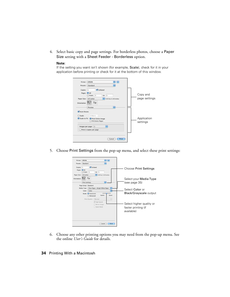 Epson WorkForce 520 series User Manual | Page 34 / 64