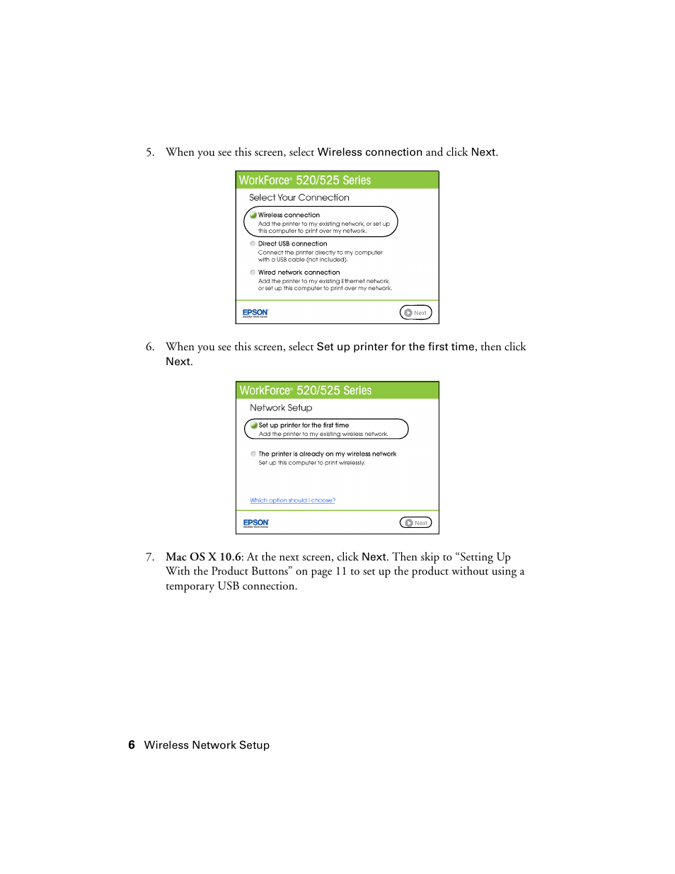 Epson WorkForce 520 series User Manual | Page 6 / 64