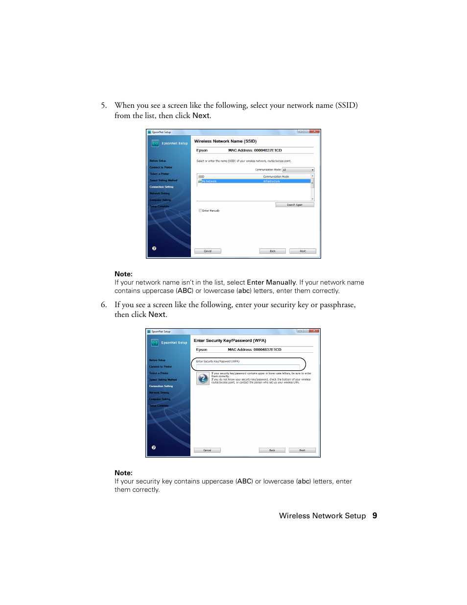 Epson WorkForce 520 series User Manual | Page 9 / 64