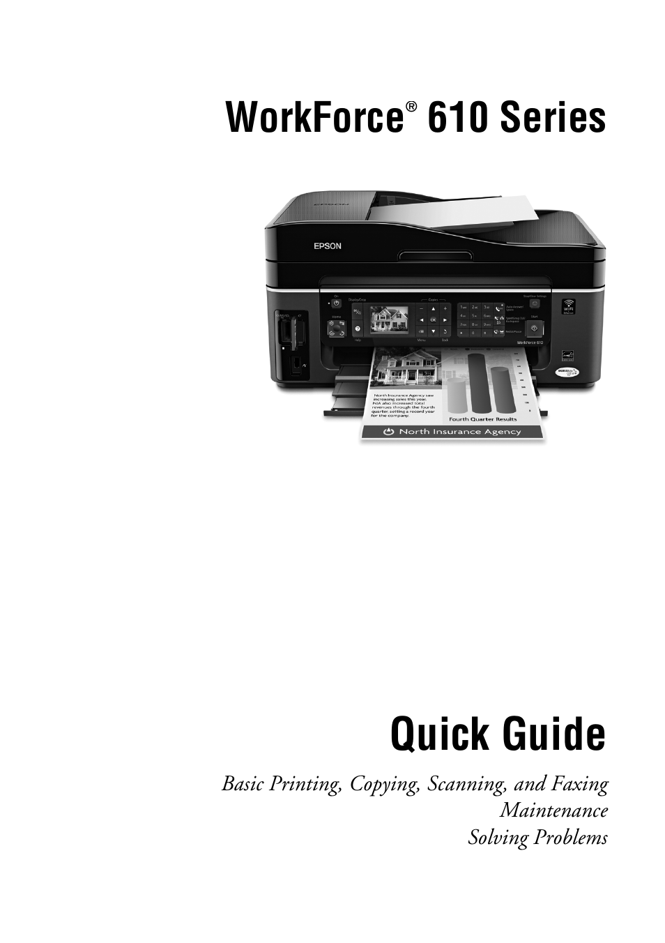 Epson WorkForce 610 Series User Manual | 60 pages