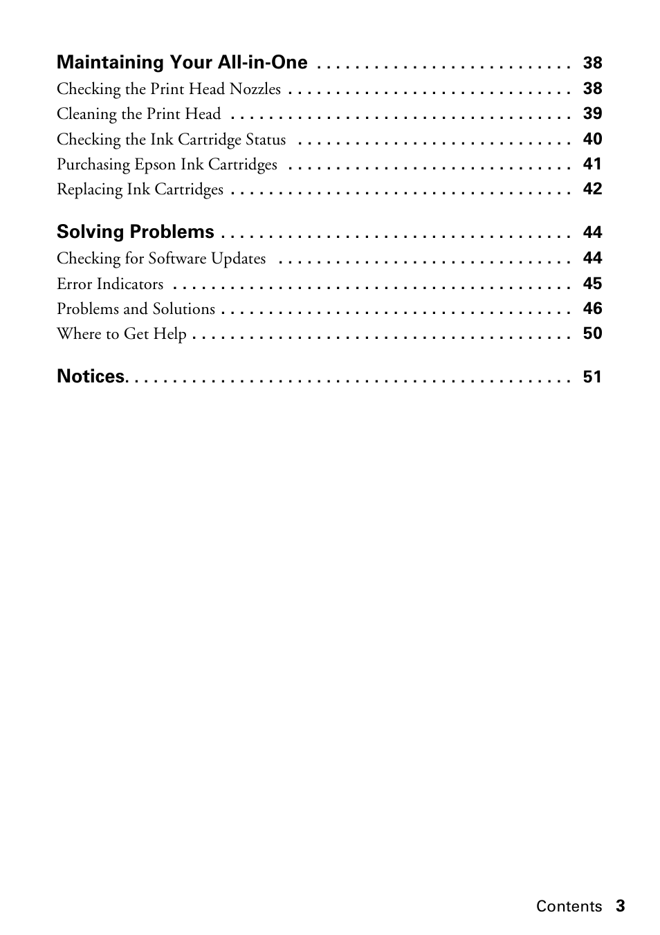 Epson WorkForce 610 Series User Manual | Page 3 / 60