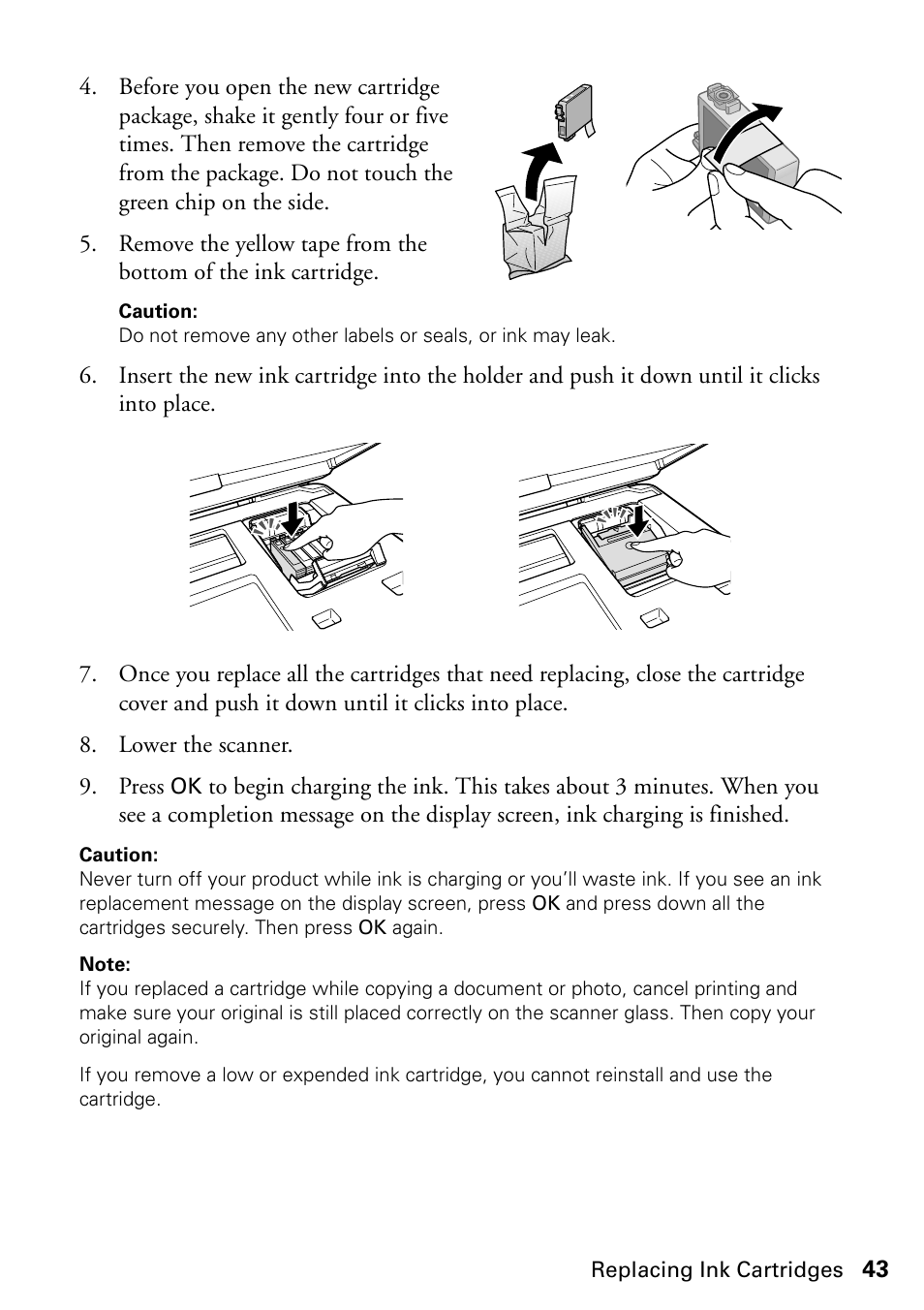 Epson WorkForce 610 Series User Manual | Page 43 / 60