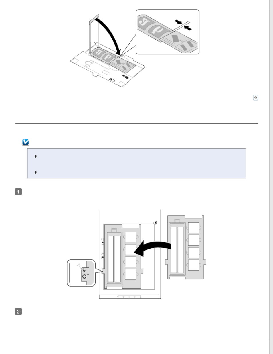 Placing slides in the holder | Epson PERFECTION V600 PHOTO User Manual | Page 34 / 164