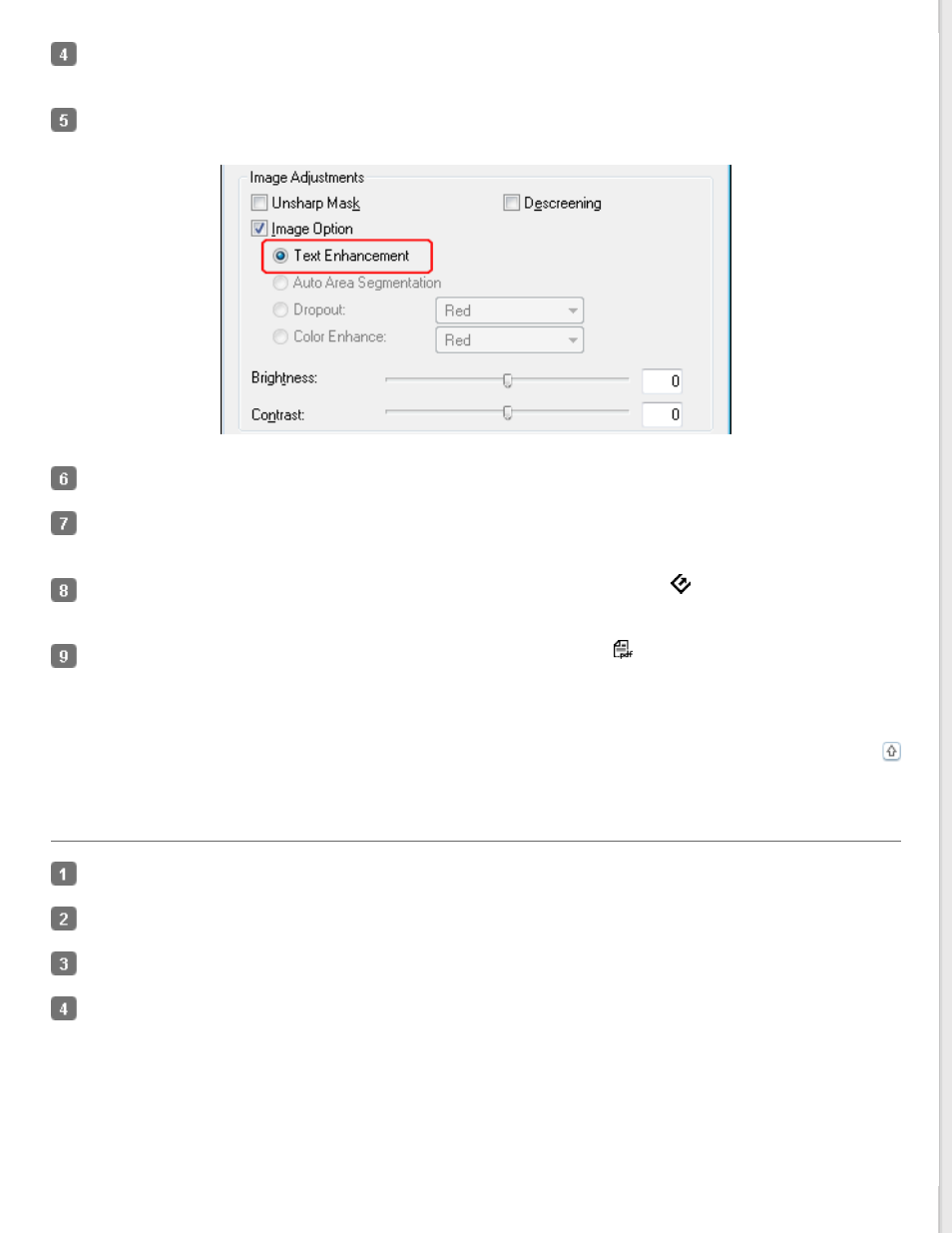 Text enhancement in office mode | Epson PERFECTION V600 PHOTO User Manual | Page 93 / 164