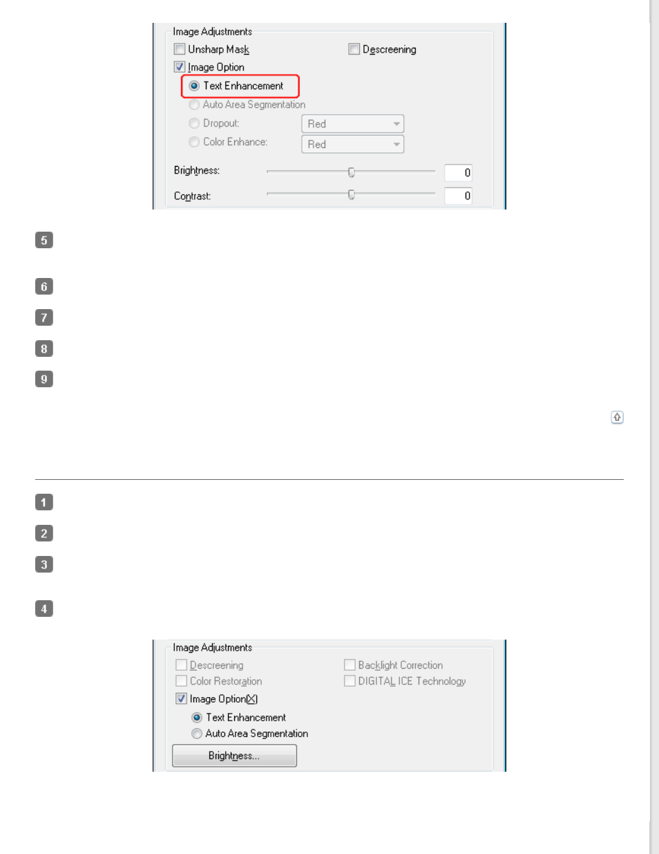 Text enhancement in home mode | Epson PERFECTION V600 PHOTO User Manual | Page 94 / 164