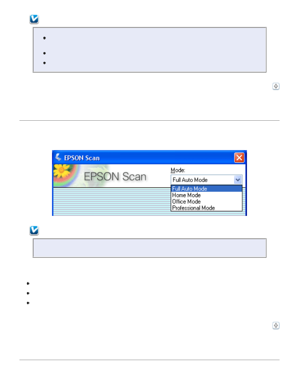 Selecting basic settings, If you are in office mode, click the, If you want to change the scan mode, see | Changing the scan mode, Professional mode, see, For instructions | Epson Perfection V500 User Manual | Page 62 / 240