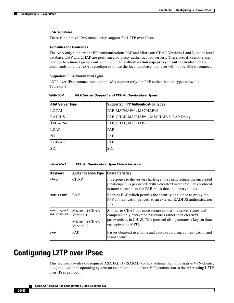Configuring l2tp over ipsec | Cisco ASA 5505 User Manual | Page 1398 / 1994
